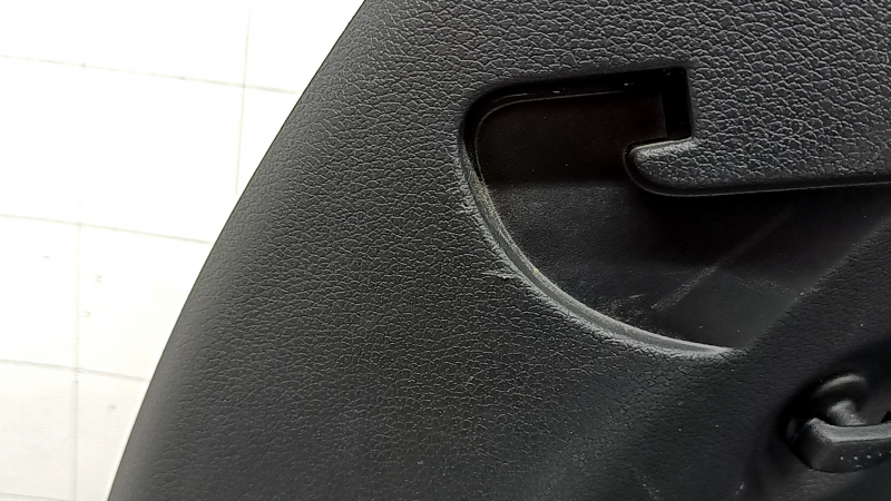 Left arch trim for Hyundai Santa FE 21-23, black, for subwoofer and speaker, Harman Kardon, broken mount, scratches, scuffs, crack