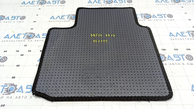 Set of fabric floor mats for Mitsubishi Outlander 22-26 black, 3 rows, for cleaning