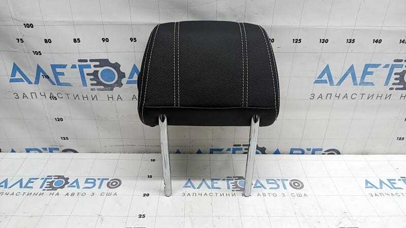 Rear left headrest, 2nd row, Land Rover Range Rover Velar 18-23, black leather