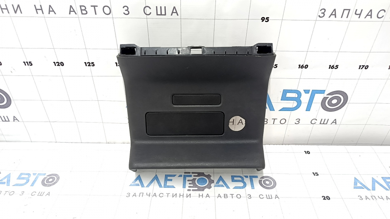Land Rover Range Rover Velar 18-23 black rear lower center console trim, scratches