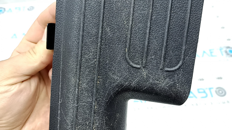Rear right door sill trim for Hyundai Santa FE 21-23, black, scratches, worn