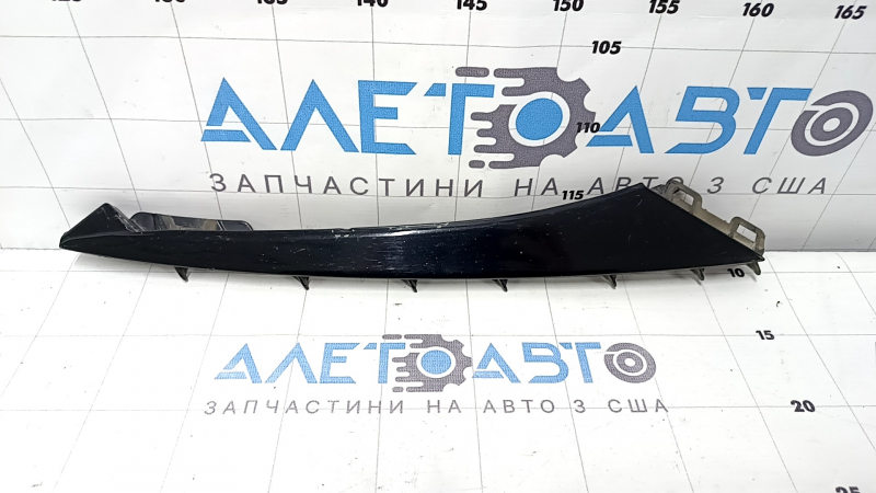 Front bumper trim under the right headlight for Honda Accord 18-20, gloss black, bumpers