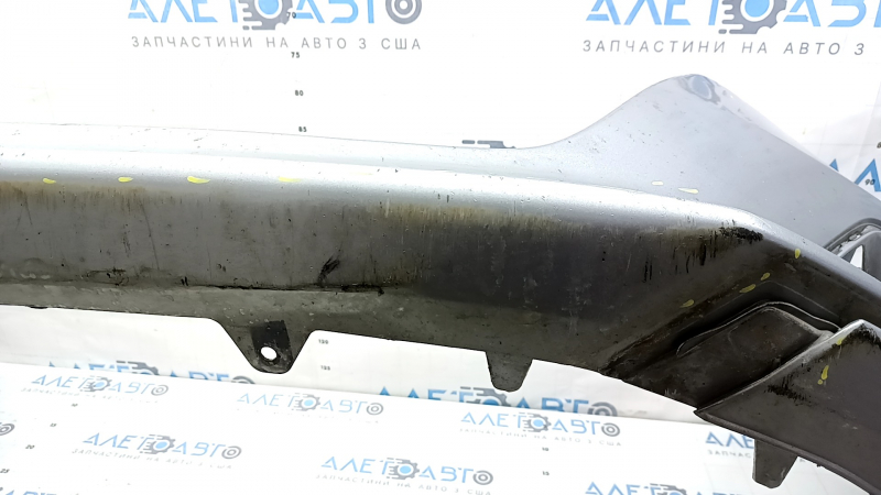 Bare front bumper for Honda Accord 18-20, with parking sensors, silver, scratches, chips, and dings