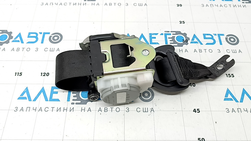 Seat belt 2 row right with squib for Porsche Cayenne 19-26 black, shot