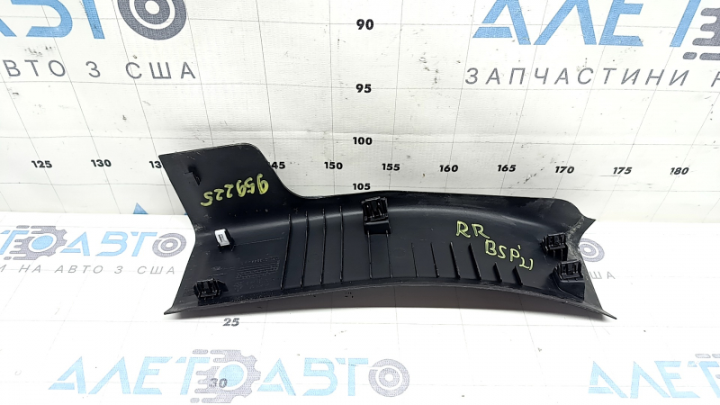 Rear right door sill plate for 2021-2026 Ford Bronco Sport, black, scratches