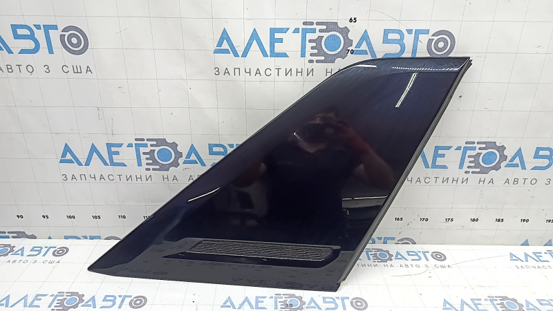 Right rear fender trim for Ford Bronco Sport 2021-26, front, gloss black, broken fasteners