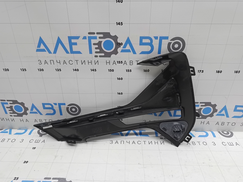 Right lower grille trim for the front bumper of the BMW X1 F48 20-22 Basis, X-line for parking sensors and LED fog lights, structure