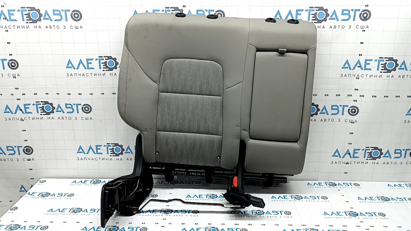 Backrest of the rear row of seats, 2nd row, right, Kia Sportage 20-22, gray fabric, LX, without headrests, needs cleaning, wrinkled