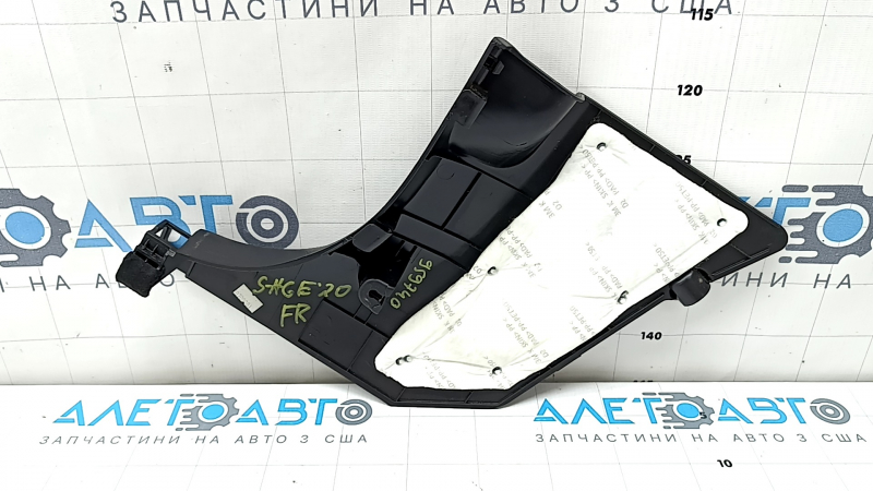 Kia Sportage 17-22 black, worn, lower right front pillar trim