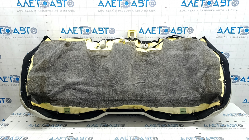 Rear seat cushion, 2nd row, Mazda CX-5 17-18, gray leather with perforation, heated, dry-cleanable