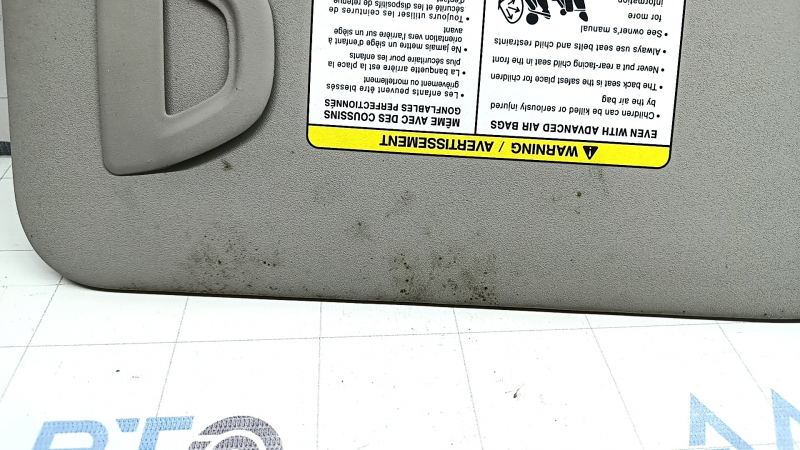 Left visor for Nissan Rogue Sport 17-22 without sunroof, simple, without hook, dry-cleanable