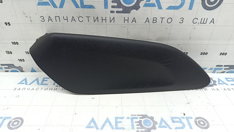 Left side center console trim for Nissan Rogue Sport 19-22, upper, plastic, black, scratches