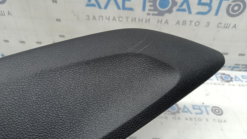 Left side center console trim for Nissan Rogue Sport 19-22, upper, plastic, black, scratches