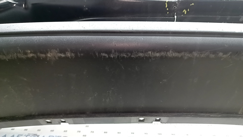 Front bumper bare Nissan Rogue Sport 20-22 black, scratches, cracked