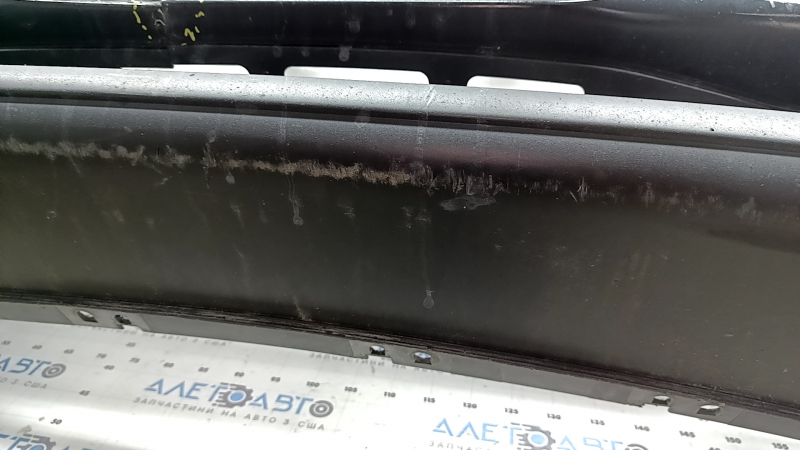 Front bumper bare Nissan Rogue Sport 20-22 black, scratches, cracked