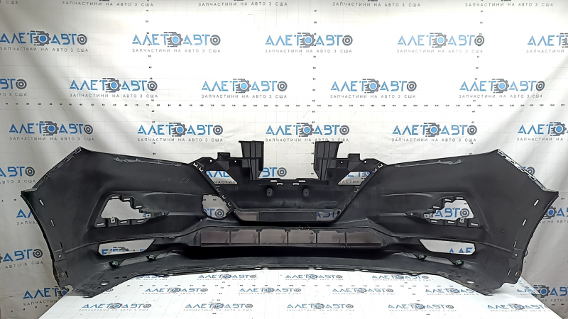 Front bumper bare Nissan Rogue Sport 20-22 black, scratches, cracked