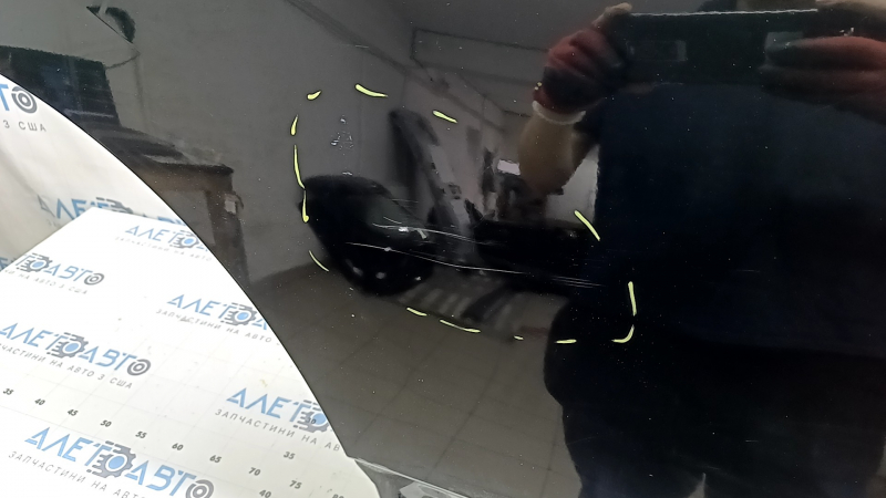 Bare rear right door Nissan Rogue Sport 17-22 black G41, with upper chrome molding, bump on chrome, scratches