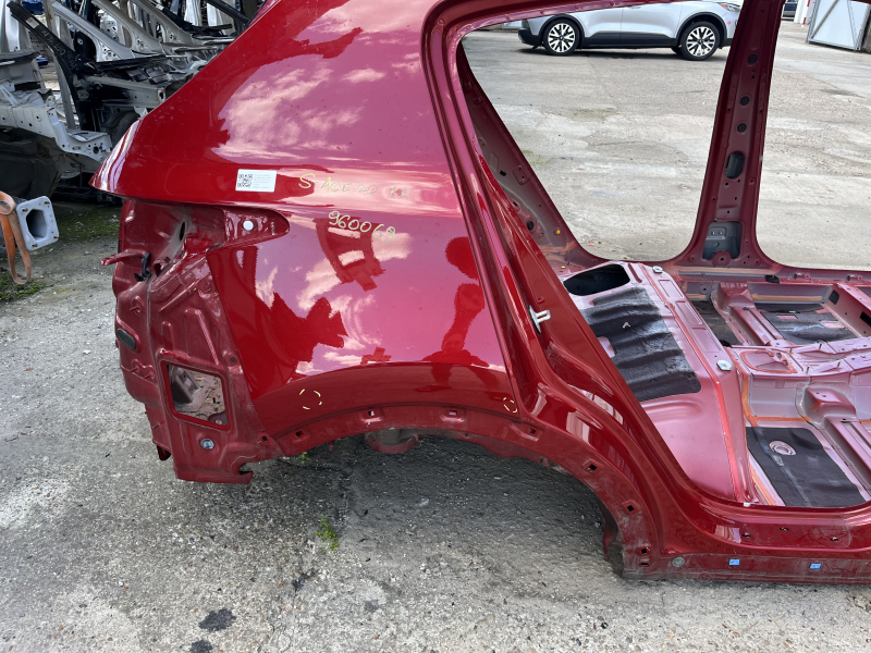 Kia Sportage 20-22 rear right quarter wing on the body, red, bumpers