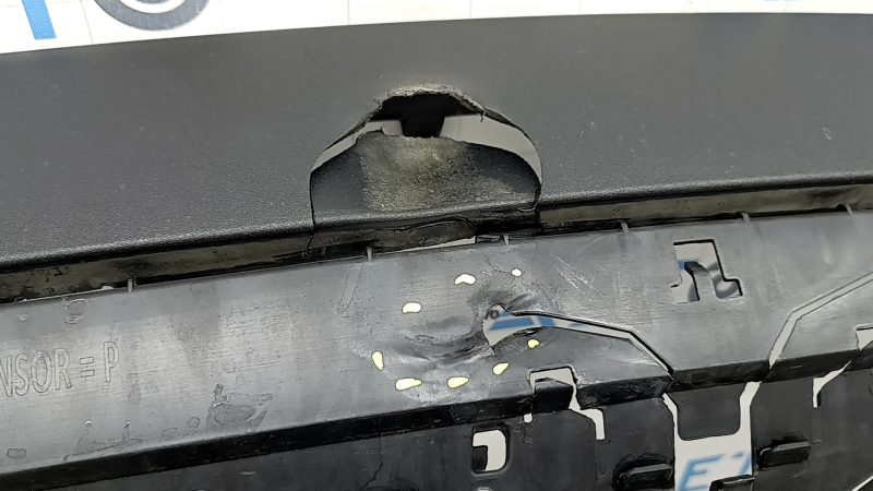 Ford Edge 19-24 rear bumper lip for parking sensors, without towing hook and hitch, structure, dented, torn