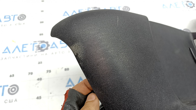 Left side driver's seat trim for Nissan Rogue Sport 20-22, black, manual, scratches, dry-cleanable, dents