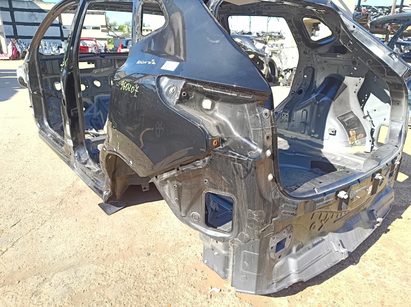 Quarter wing rear left Nissan Rogue Sport 20-22 on the body, black, dented, dents