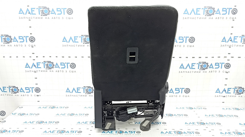 Rear seat backrest, 2nd row, right, Ford Edge 15-24, black leather, electric folding