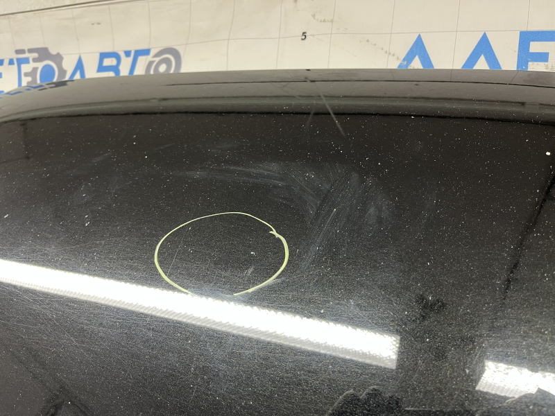 Bare hood Audi A6 C7 12-18 aluminum, black LY9T, dent, bump