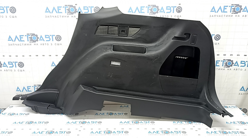 Right arch trim for Ford Edge 15-24, black, scratches, whitened plastic
