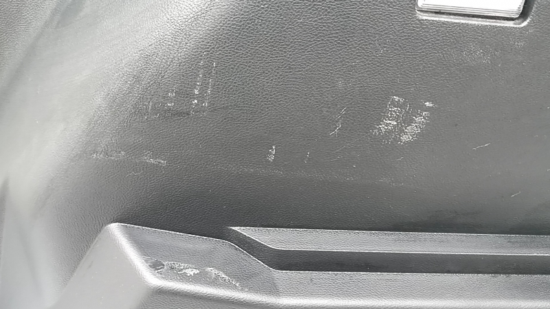 Right arch trim for Ford Edge 15-24, black, scratches, whitened plastic