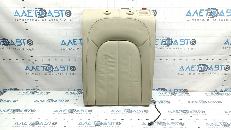 Left rear seat backrest for Audi A6 C7 12-18, beige leather, heated, dry-cleanable