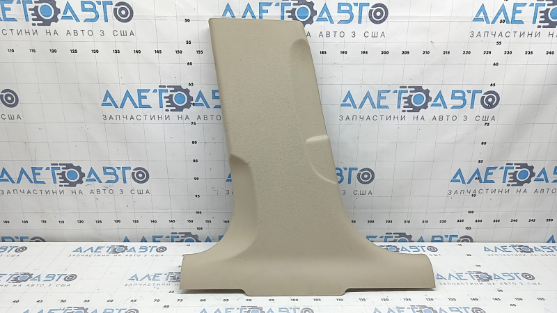 Lower left center pillar trim for Audi A6 C7 12-18, beige, scratches