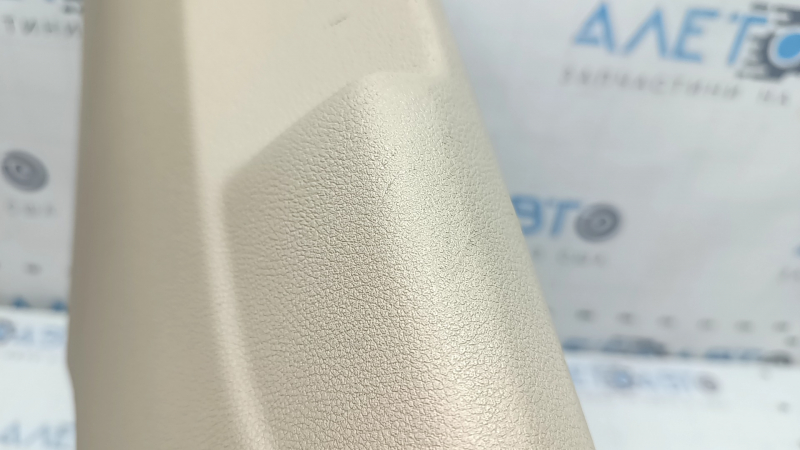 Lower left center pillar trim for Audi A6 C7 12-18, beige, scratches