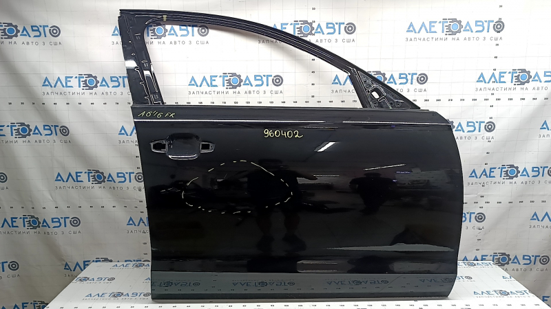 Bare front right door Audi A6 C7 12-18 black LY9T, scratches