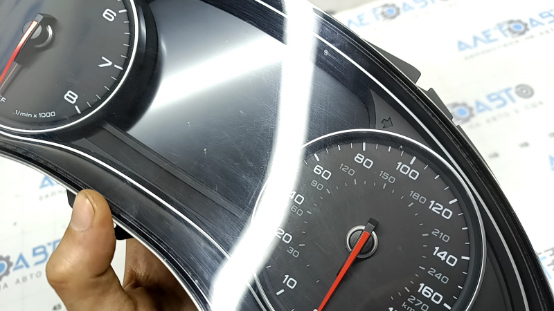 Audi A6 C7 16-18 instrument cluster without night vision and head-up display, 103k, scratches