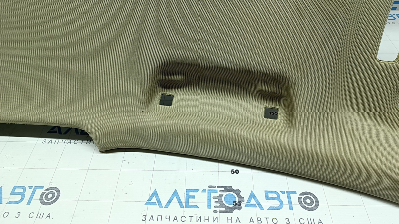 Audi A6 C7 12-18 headliner for sunroof, beige, dry-cleanable, creases, tears, scratches