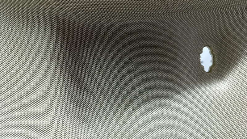 Audi A6 C7 12-18 headliner for sunroof, beige, dry-cleanable, creases, tears, scratches