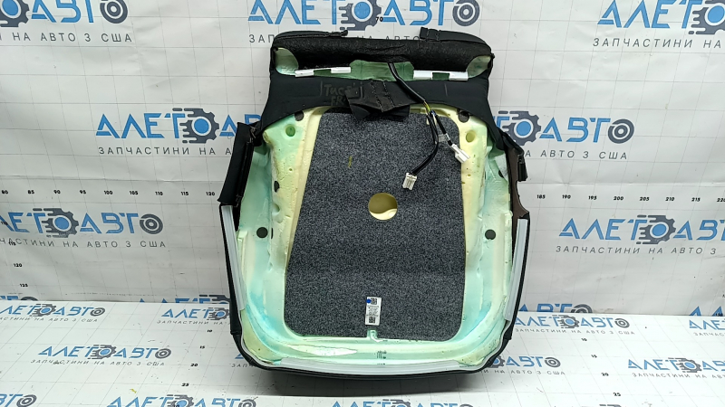 Hyundai Tucson 22-26 passenger seat cushion upholstery, black leather, perforated, heated, ventilated, frameless, stained