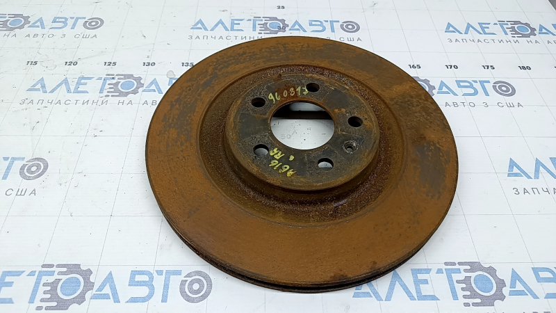 Rear right brake disc for Audi A6 C7 12-18 330/22mm, rusty