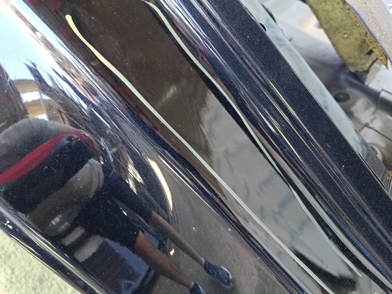 Quarter wing rear right BMW X5 G05 19-26 polished, black, pokes