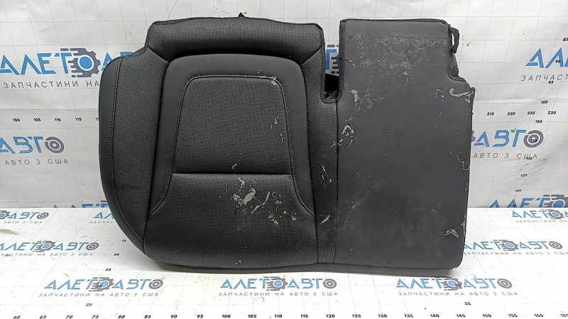 Rear seat cushion, 2nd row, right, Hyundai Tucson 22-26, black leather, perforated, heated, melted plastic spots, dry cleanable