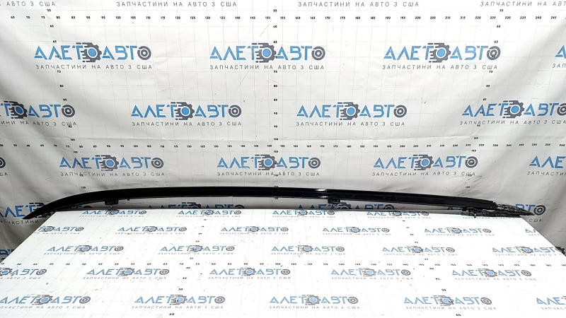 Right longitudinal roof rail for Hyundai Tucson 22-26 for panoramic windows, glossy black, melted rear part