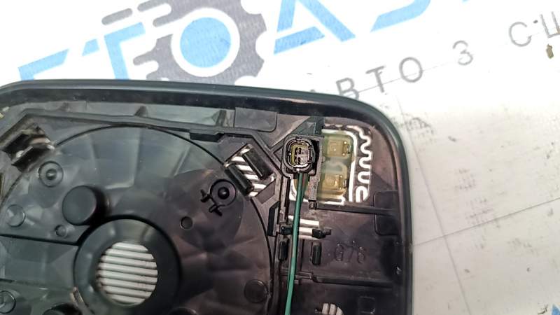 Right mirror element for Toyota Prius 50 16-22, heated, for BSM