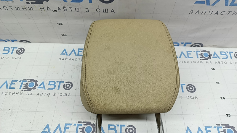 Front right headrest for BMW 3 Series F30 4D 12-18, beige leather, dry-cleanable