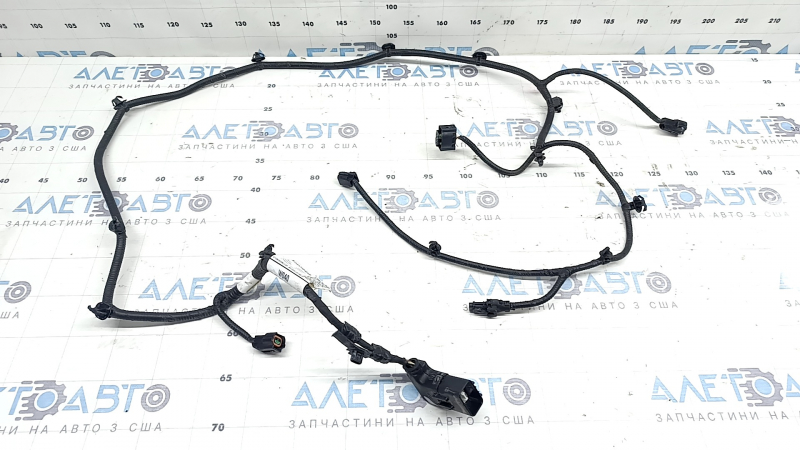 Hyundai Tucson 22-24 USA front bumper wiring for signals, ambient air temperature sensor, and Distronic