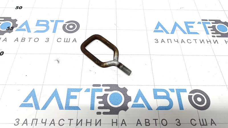 BMW 3 F30 12-18 hood latch bracket without cover, rusty