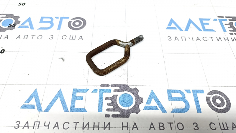 BMW 3 F30 12-18 hood latch bracket without cover, rusty