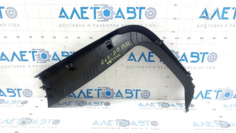 Right tailgate trim for Mercedes GLC 16-22, black, scratches