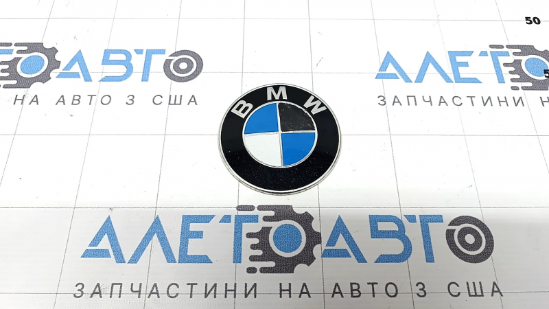 Emblem badge front bumper BMW 3 F30 12-18 pins, painted