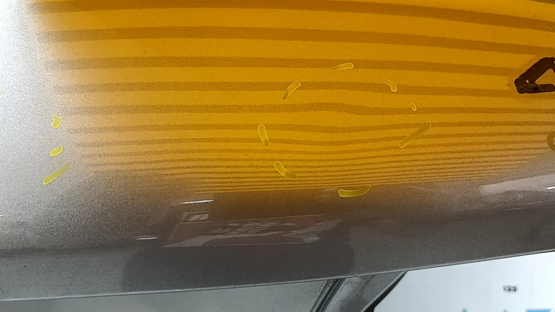 Mercedes GLC 20-22 bare trunk door with glass, tinted, silver 859, dents