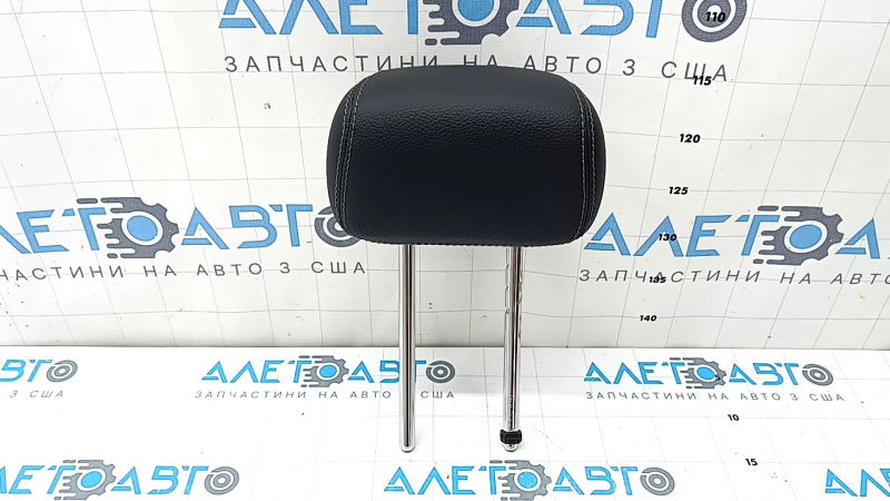 Mercedes GLC 16-22 2nd row central headrest, black leather with gray stitching